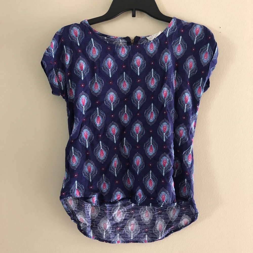 Pink republic feather top XS